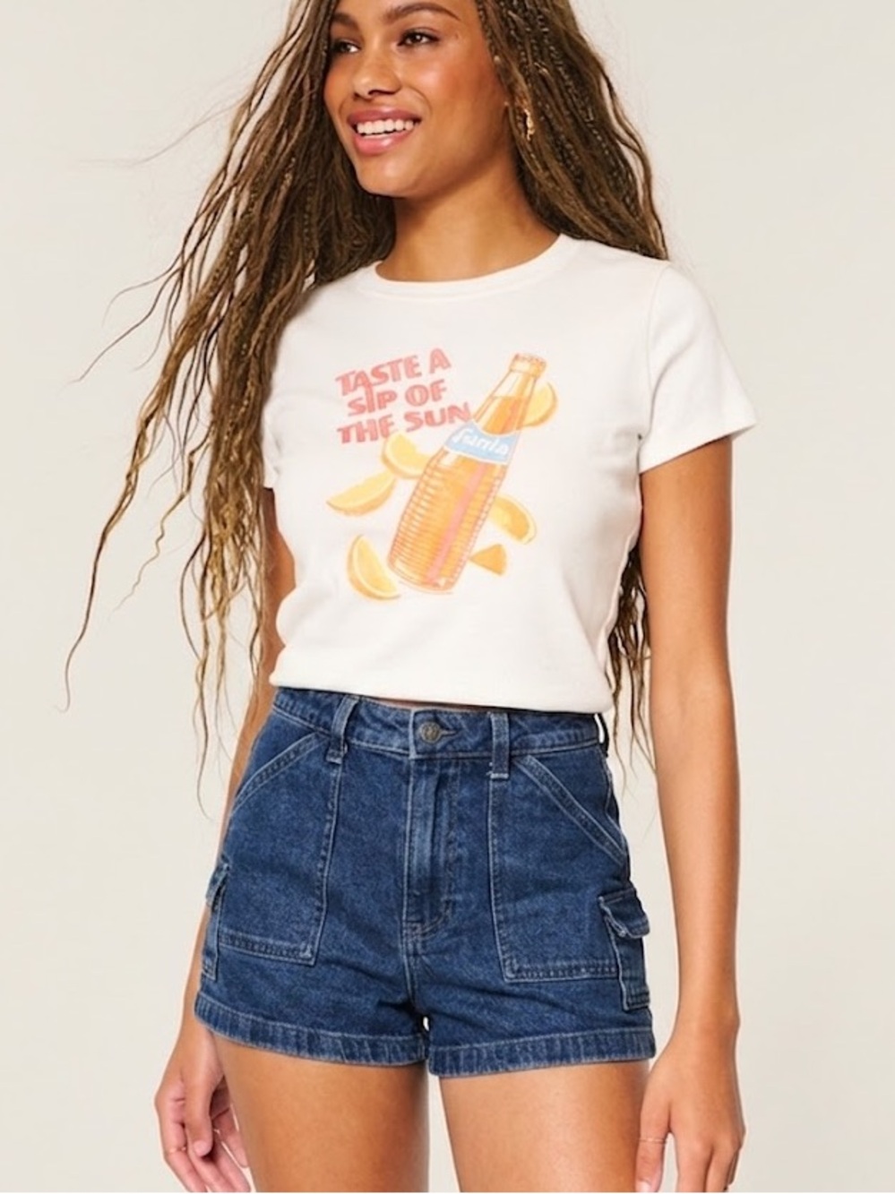 Hollister Cargo Jean Shorts